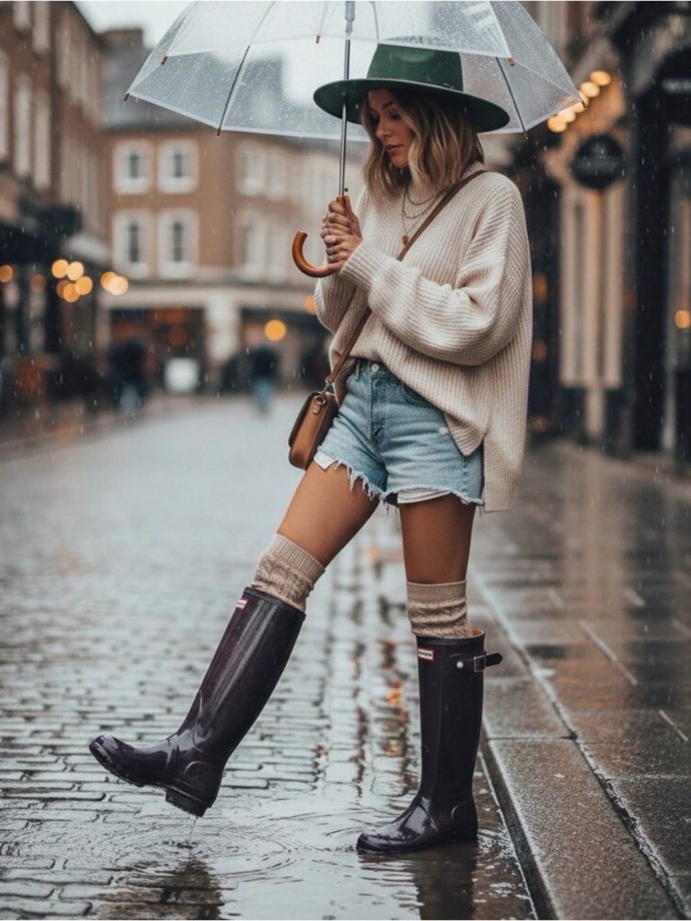Hunter Original Tall Gloss Black Rain Boots